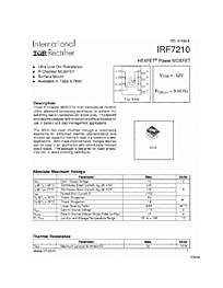 DataSheet IRF7210 pdf