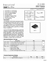 DataSheet IRF7303 pdf
