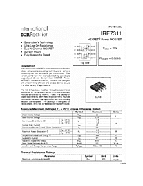 DataSheet IRF7311 pdf