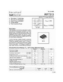 DataSheet IRF7313 pdf