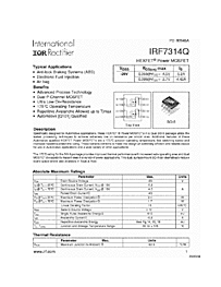 DataSheet IRF7314Q pdf