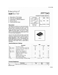 DataSheet IRF7343 pdf