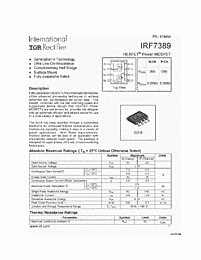 DataSheet IRF7389 pdf