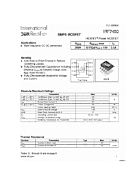 DataSheet IRF7450 pdf