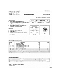 DataSheet IRF7469 pdf