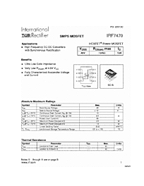 DataSheet IRF7470 pdf