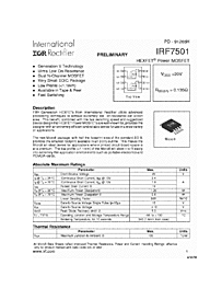 DataSheet IRF7501 pdf