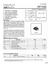 DataSheet IRF7506 pdf