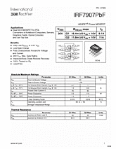 DataSheet IRF7907PBF pdf