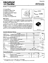 DataSheet IRF840S pdf