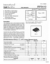 DataSheet IRF9410 pdf