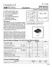 DataSheet IRF9953 pdf