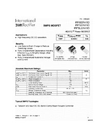 DataSheet IRFB23N15 pdf