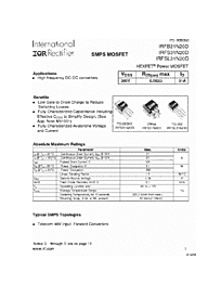 DataSheet IRFB31N20D pdf