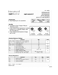 DataSheet IRFB38N20D pdf