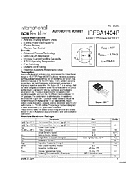 DataSheet IRFBA1404P pdf