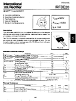 DataSheet IRFBE20 pdf