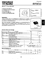 DataSheet IRFBE30 pdf