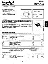 DataSheet IRFBG30 pdf