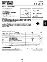 DataSheet IRFD014 pdf