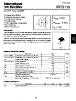 DataSheet IRFD110 pdf