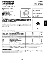 DataSheet IRFD220 pdf