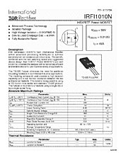 DataSheet IRFI1010N pdf