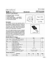 DataSheet IRFI520N pdf