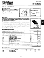 DataSheet IRFI640G pdf