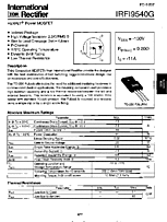 DataSheet IRFI9540G pdf