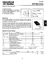 DataSheet IRFIBC40G pdf