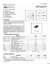 DataSheet IRFL9014 pdf