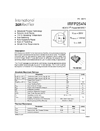 DataSheet IRFP254N pdf