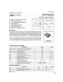 DataSheet IRFP260N pdf