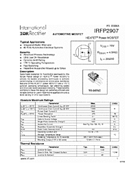 DataSheet IRFP2907 pdf