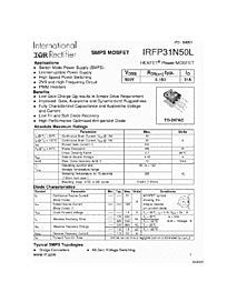 DataSheet IRFP31N50L pdf