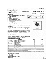 DataSheet IRFP460AS pdf