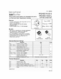 DataSheet IRG4BC15UD-L pdf