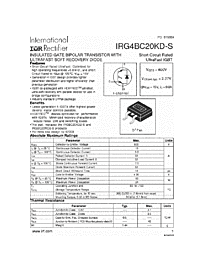 DataSheet IRG4BC20KD-S pdf