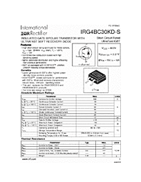 DataSheet IRG4BC30KD-S pdf