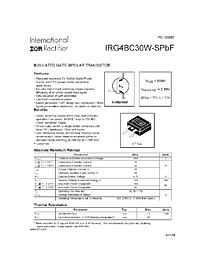 DataSheet IRG4BC30W-SPBF pdf