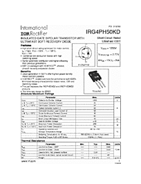 DataSheet IRG4PH50KD pdf