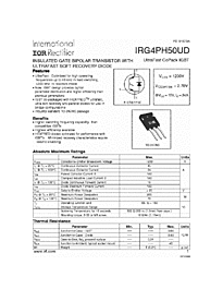 DataSheet IRG4PH50UD pdf