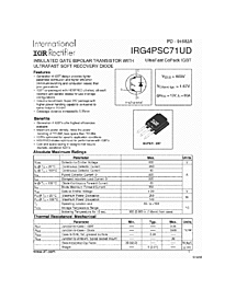 DataSheet IRG4PSC71UD pdf