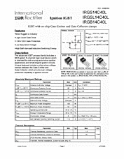 DataSheet IRGB14C40L pdf