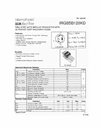 DataSheet IRGB5B120KD pdf