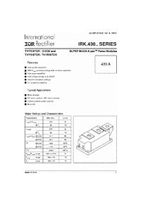 DataSheet IRK.430 pdf