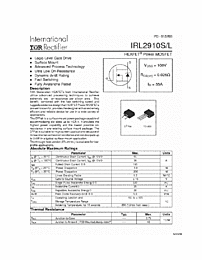 DataSheet IRL2910S pdf