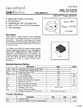 DataSheet IRL3102S pdf