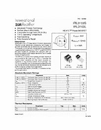 DataSheet IRL3103L pdf